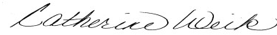 Cathy Weik Signature