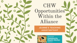 Opportunities with the Alliance: Jeanne