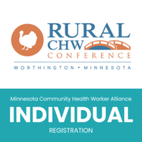 Rural CHW Conference MNCHWA Individual Registration Button