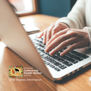 CHW Registry How To feat image of a user on their computer