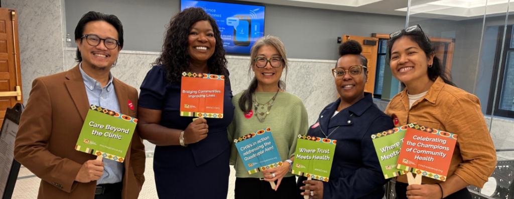 Minneapolis Ward 4 Council Member LaTrisha Vetaw with MNCHWA staff