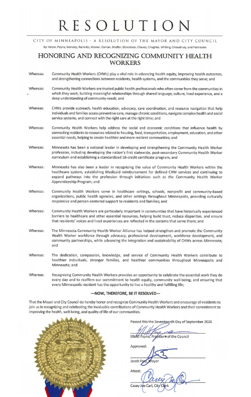 Minneapolis CHW Day Resolution image thumbnail