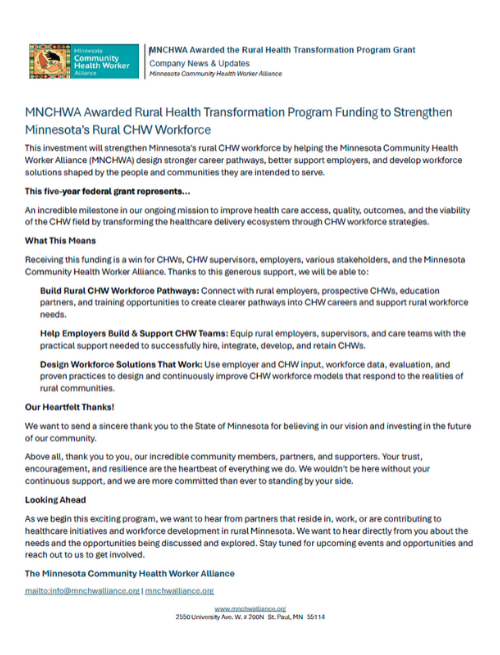 MNCHWA RHTP Press Release thumbnail image