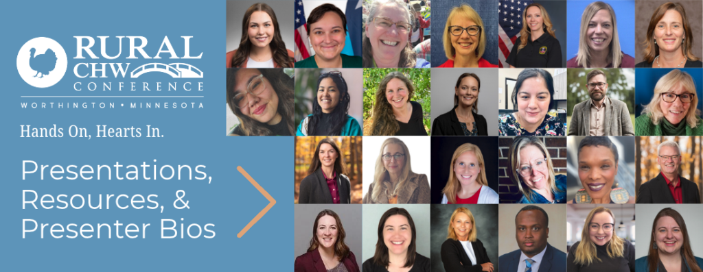 Clickable banner image of Rural CHW Conference Speakers